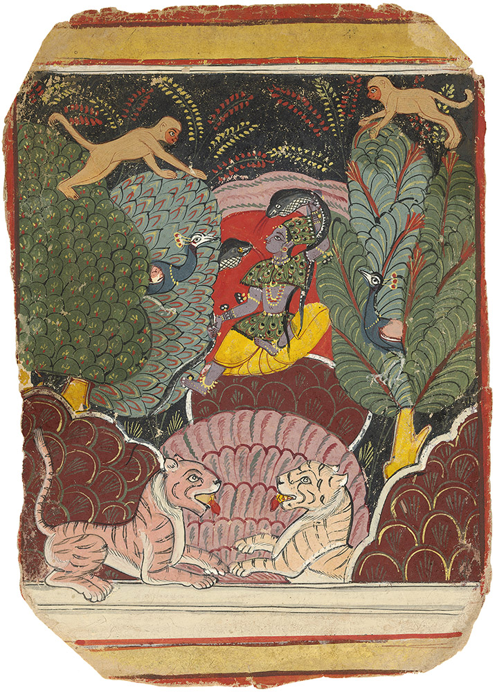 Asavari Ragini - An illustration from a Ragamala series