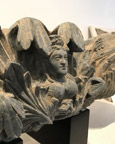 Corinthian capital with Hariti, Lions, Flowers, Acanthus Leaves