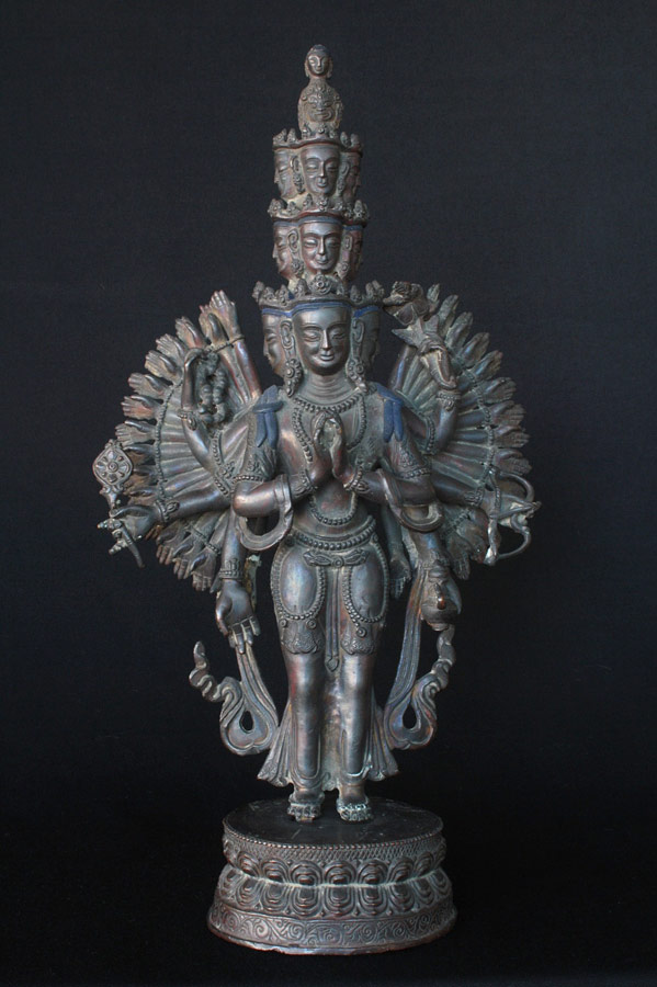 Eleven headed thousand armed Avalokitesvara