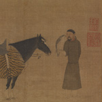 Falconer and Horse