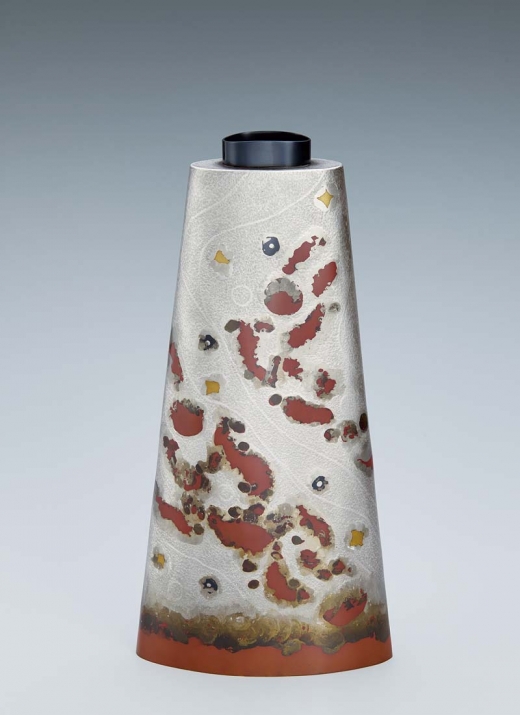 Oshiyama Motoko (born 1957), Kakuhanmon Vase “Shunen” (Spring Festival)