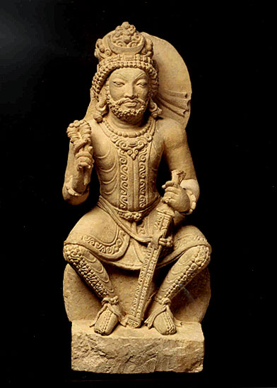 Figure in Sassanian dress