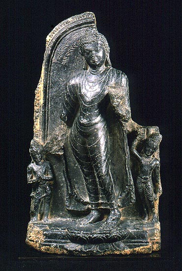 Buddha with two attendants