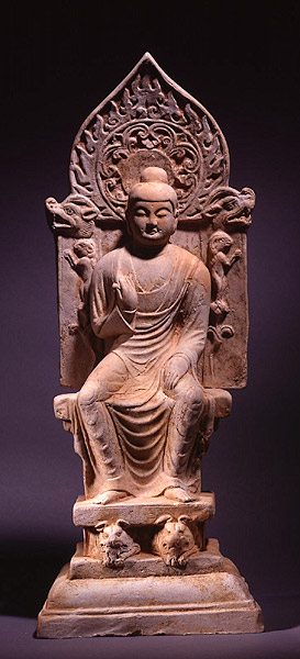 Terracotta Seated Buddha