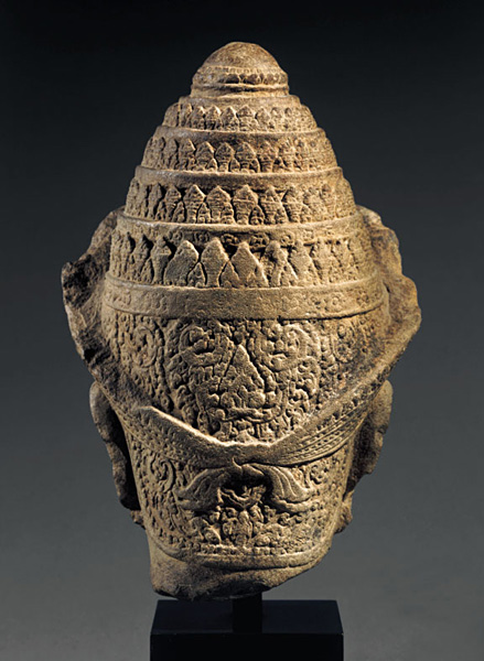 Head of a female goddess