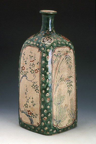 Kiyomizu Ware Sake Bottle