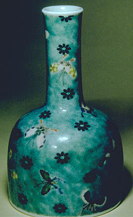 10. Mallet vase with butterflies and flowers