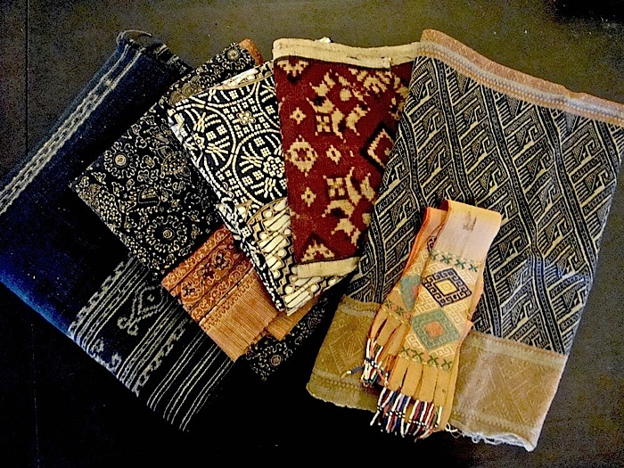 Various Indonesian textiles (and one Laotian)