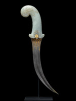 Jade-hilted and gilt khanjar