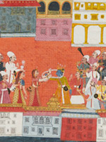 Illustration to the Bhagavata Purana: Pradyumna Weds Rukmavati