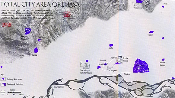 Lhasa Map 1948