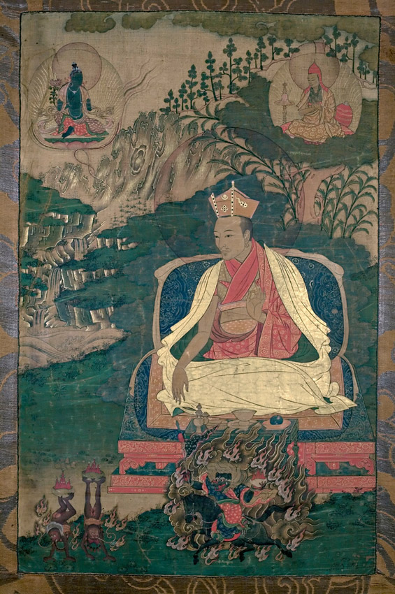 Thangka of Trakpa Tondrup (1550-1617)