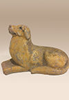 Northern Qi painted pottery dog