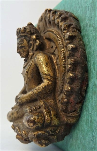 Crowned Buddha plaque
