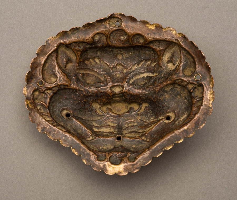 Gilded copper Chepu plaque