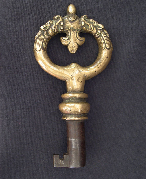 Large Key with Makaras