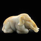 Recumbent elephant