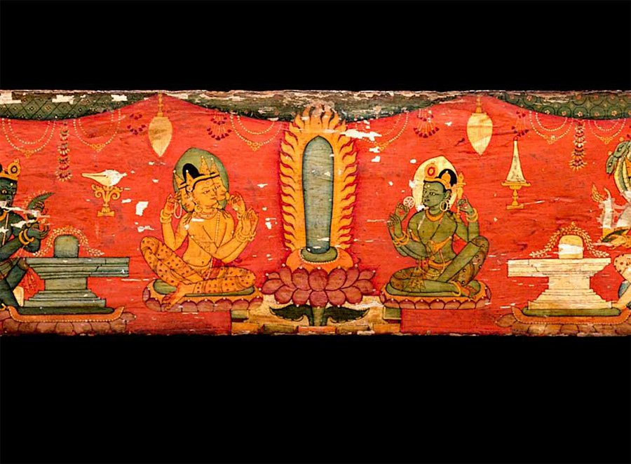 Pair of Shaiva Book Covers