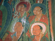 Drathang, detail of mural