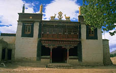 Rithang monastery, front view