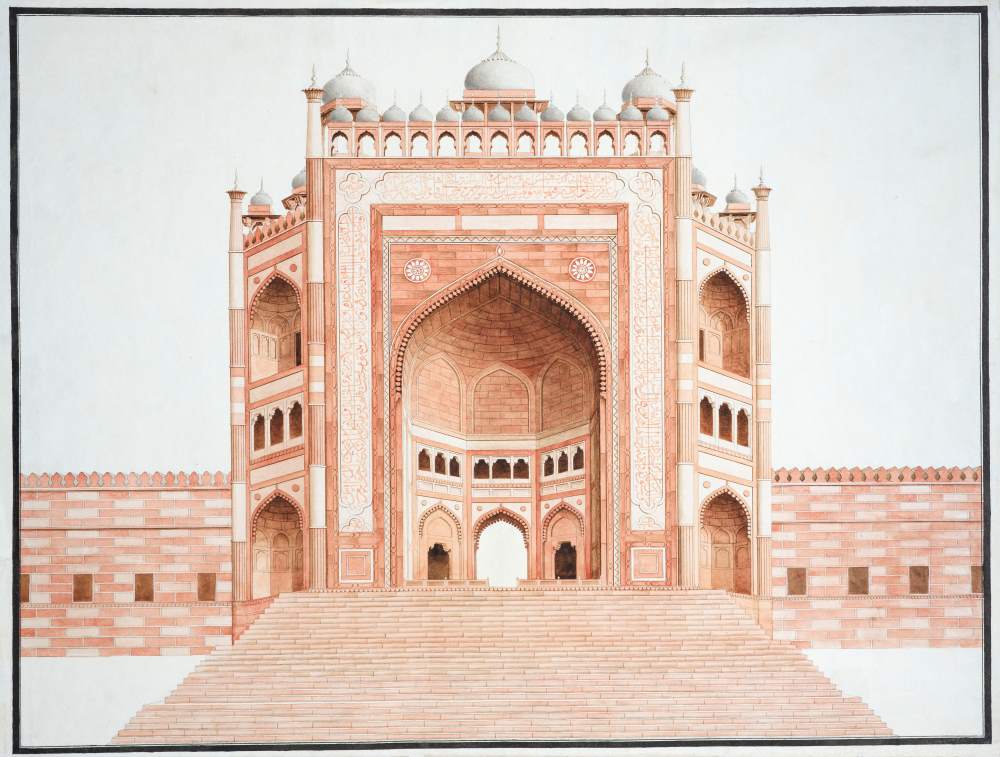 THE BULAND DARWAZA (LOFTY GATE) AT FATEHPUR SIKRI
