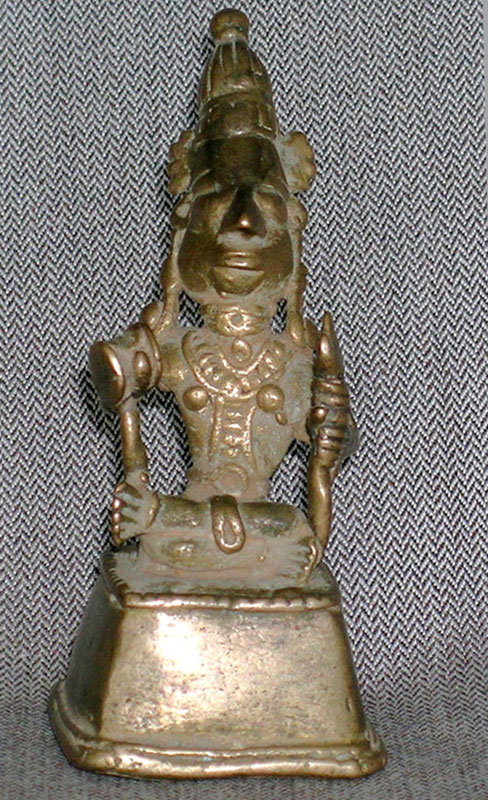 A na�ve brass figure