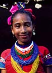 Dressed for the Sakiya dance, to celebrate the end of the harvest