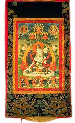 A 19th-century Tibetan thangka