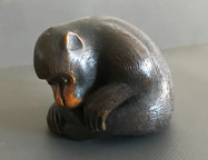 Netsuke of a monkey