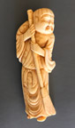 Netsuke of Kanzan